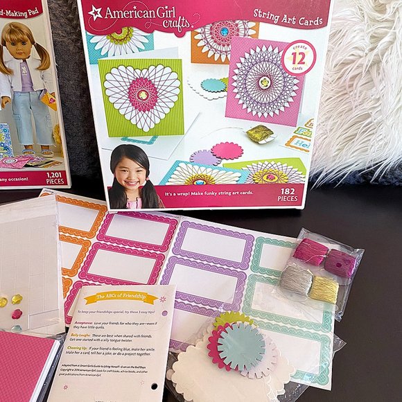 American Girl Crafts: Creative Card Making Pads, String Art Cards & Stickers - Picture 6 of 7